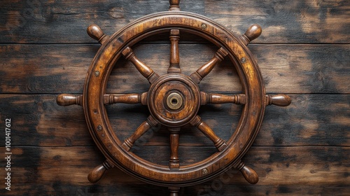 Vintage Wooden Ship Rudder: A Nautical Artifact for Sailor Navigation Enthusiasts