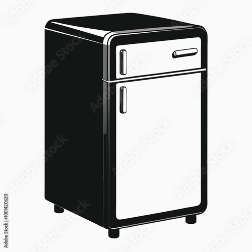 Freezer vector silhouette