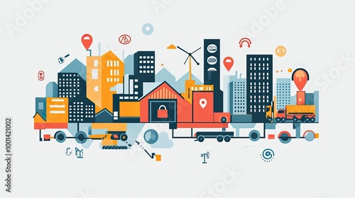 graphic resource for logistics