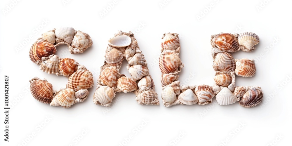 Seashell Sale Sign: Summer Vacation Decor Seashell Sale Sign: Summer Vacation Decor