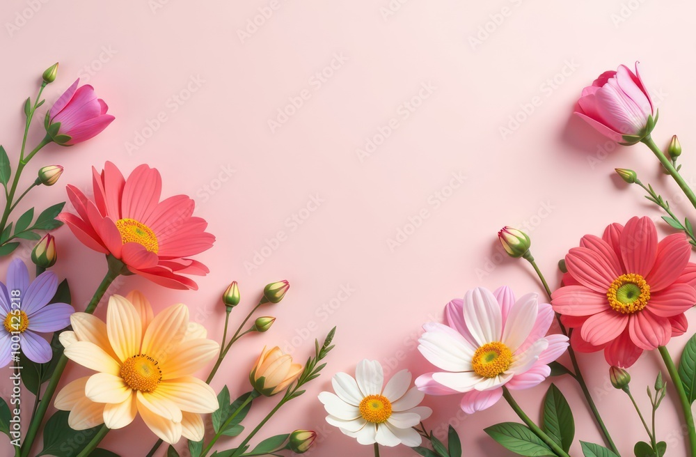 happy Mother's Day banner with copy space, greeting card happy Mother's Day banner with copy space, greeting card
