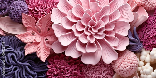 pink dahlia flower