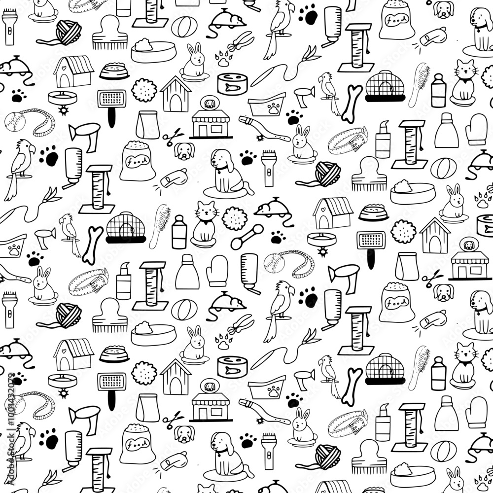 pet element doodle cats and pet accessories pet hotel animal element doodle pet element doodle cats and pet accessories pet hotel animal element doodle