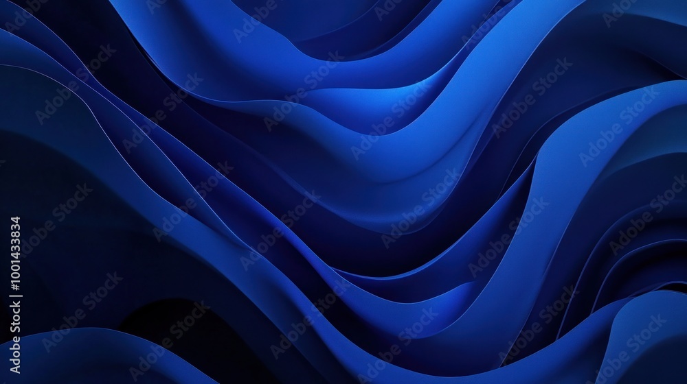 Abstract Blue Waves Abstract Blue Waves
