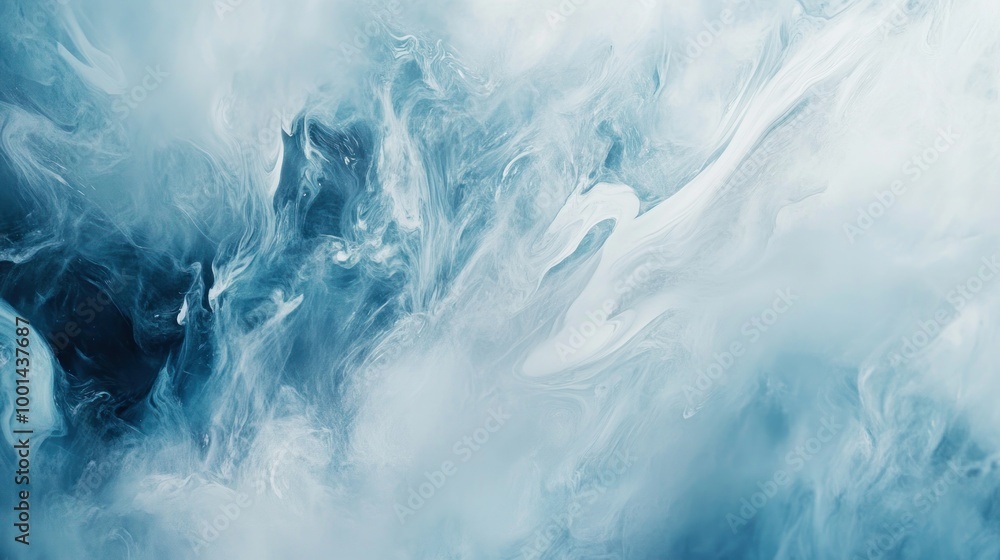 Abstract Blue and White Swirls Abstract Blue and White Swirls