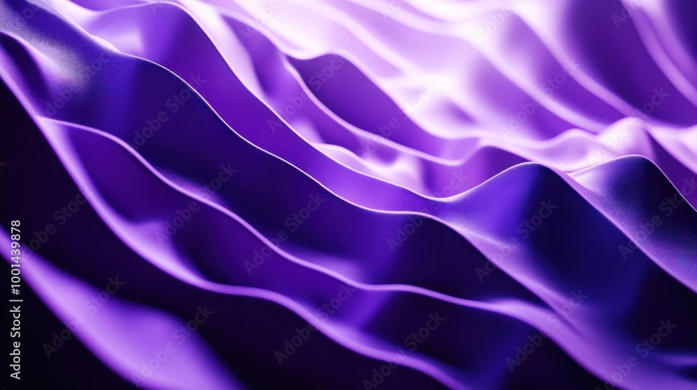 Obraz premium Abstract Purple Waves