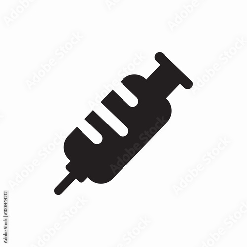 syringe for medicine icon sign vector
