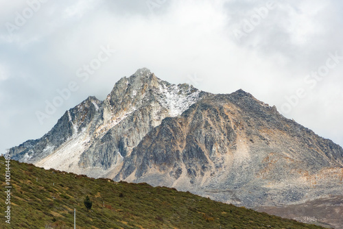 Rocky peaks in the eastern Tibetan Plateau