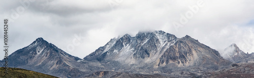 Zheduo Mountains in the eastern Qinghai-Tibet Plateau, western China photo