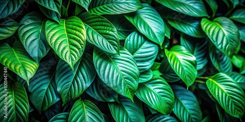 Wallpaper Mural Lush Dark Green Leaves in Natural Light Creating a Serene and Tranquil Outdoor Atmosphere Torontodigital.ca