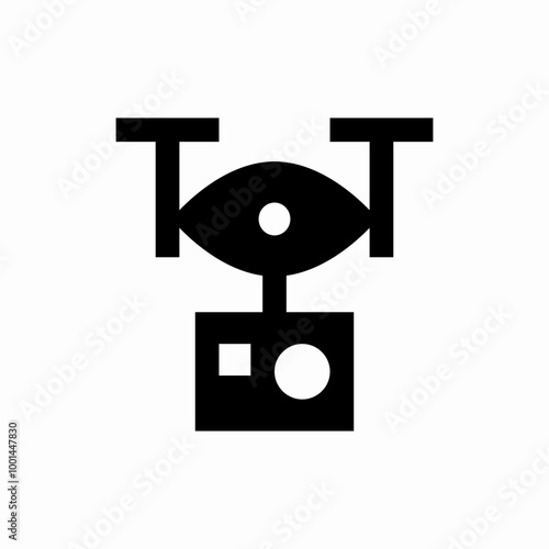 drone camera icon sign vector