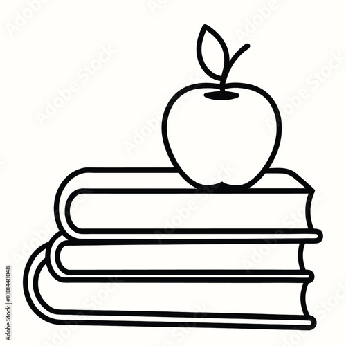 teacher's day silhouette vector isolated on white background 