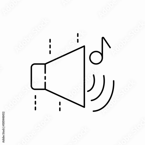 unique sound icon sign vector