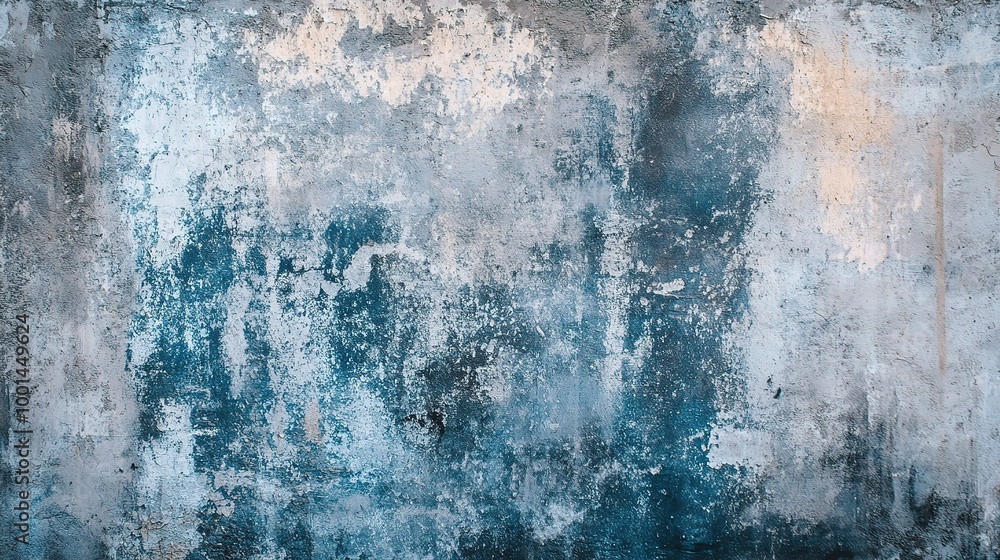 Fototapeta premium Abstract Textured Background with Blue and Grey Tones