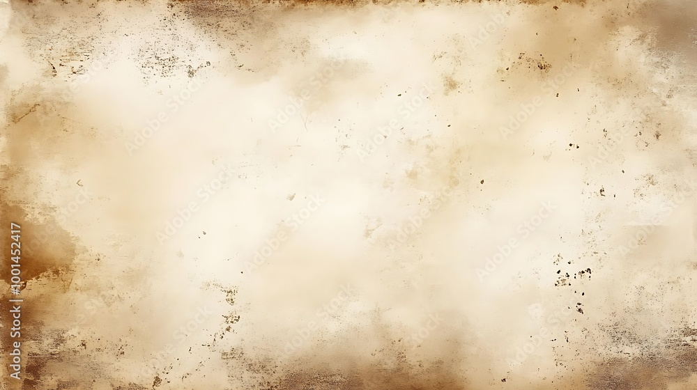 color beige antique elegant center shabby faded white spatter ink stains vintage stressed background parchment paper brown Old texture grunge, generative ai
color beige antique elegant center shabby faded white spatter ink stains vintage stressed background parchment paper brown Old texture grunge, generative ai