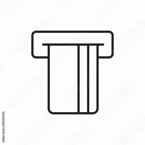 atm withdraw icon sign vector