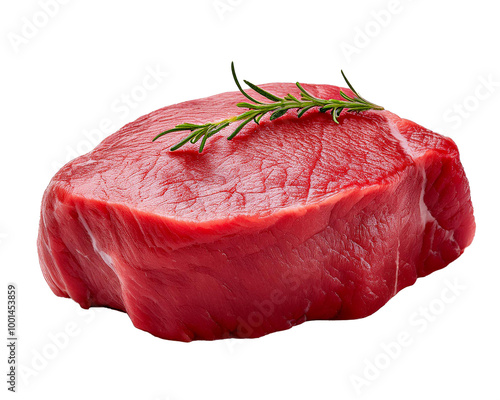 raw filet mignon beef meat isolated photo