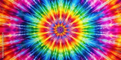 Wallpaper Mural Vibrant tie dye explosion of colors with radiant energy and vitality abstract background Torontodigital.ca