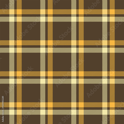 autumn colors tartan or lumberjack seamless pattern, thanksgiving or halloween vector background
