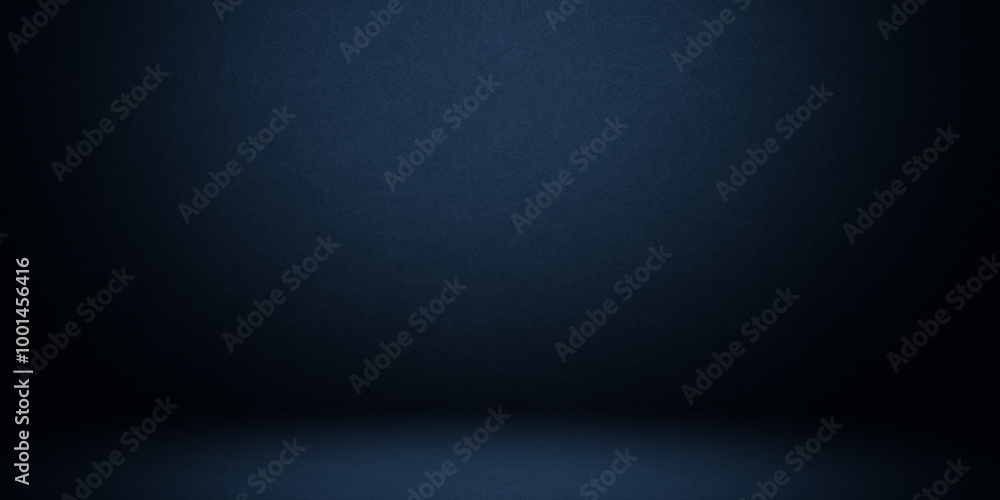 Dark and soft blue abstract cement wall and studio room gradient background Dark and soft blue abstract cement wall and studio room gradient background