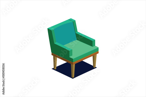  Turbo Squid 3d chair vector art illustration  photo