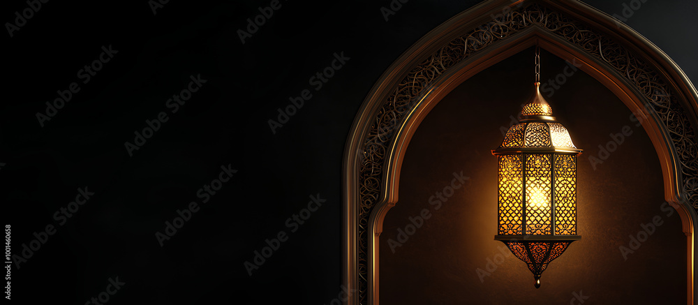 Fototapeta premium Ramadan Kareem, Eid ul Fitr, Eid ul Adha, Muharram, Majlis, Matam, Islamic Religious Concept Background, Generative Ai