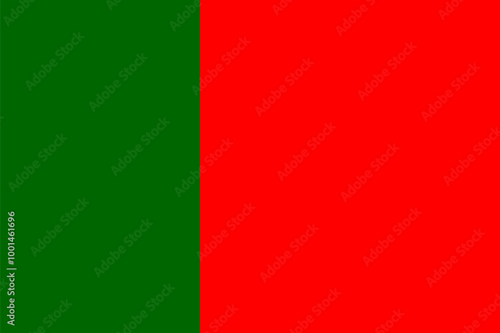 Obraz premium portugal national simple flag, portuguese state flag vector illustration