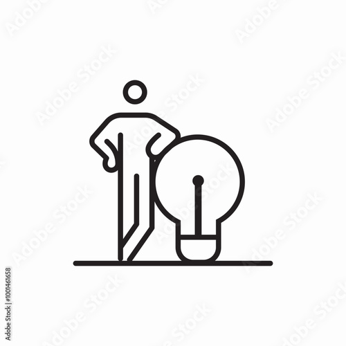 strategy innovation icon sign vector