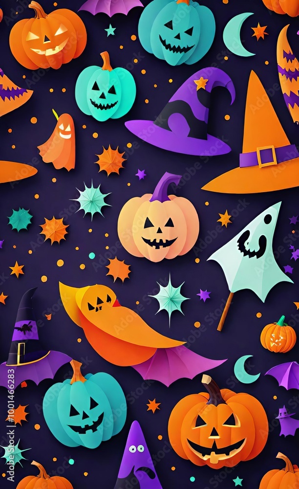 halloween seamless background halloween seamless background