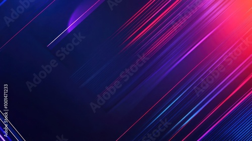 Abstract Neon Lines Background