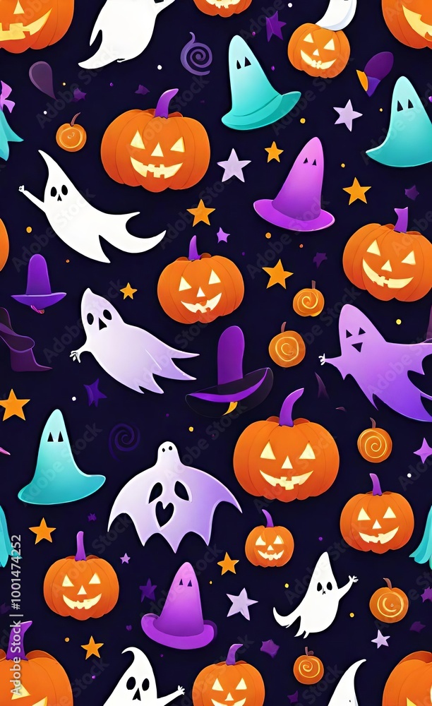 halloween seamless background halloween seamless background