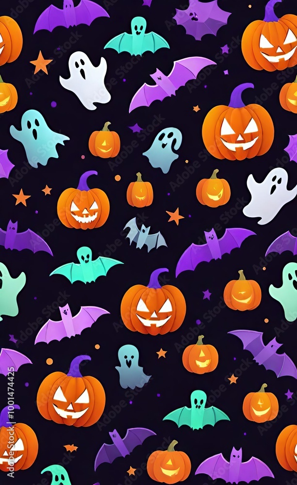 halloween seamless background halloween seamless background