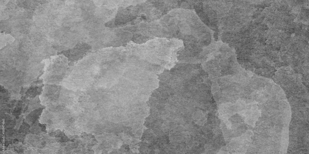 Naklejka premium black and white watercolor background with stains, abstract Black wall texture rough background dark concrete floor or old grunge, paper texture and vector design Grunge black and white crack paper.