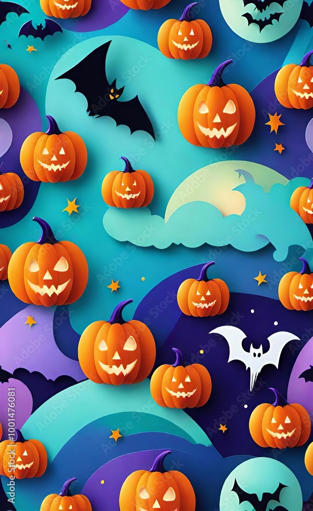 halloween seamless background halloween seamless background