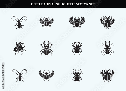 Modern Beetle Tree Silhouette for Minimalist Design Enthusiasts