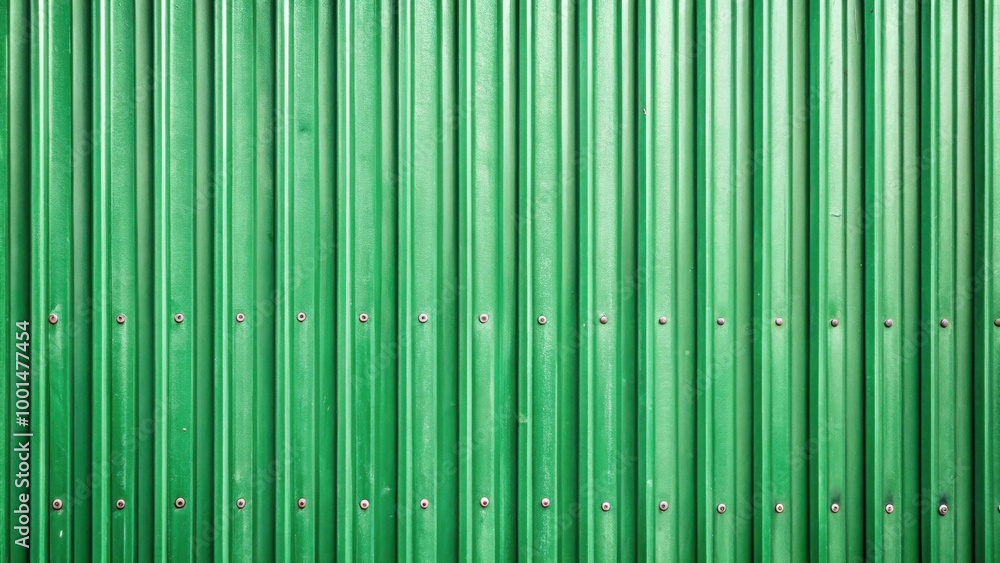 Green Galvanized Sheet Fence Texture Seamless Background Panorama for Design Projects Green Galvanized Sheet Fence Texture Seamless Background Panorama for Design Projects