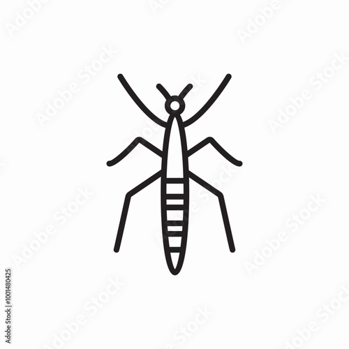 mosquito insect icon sign vector