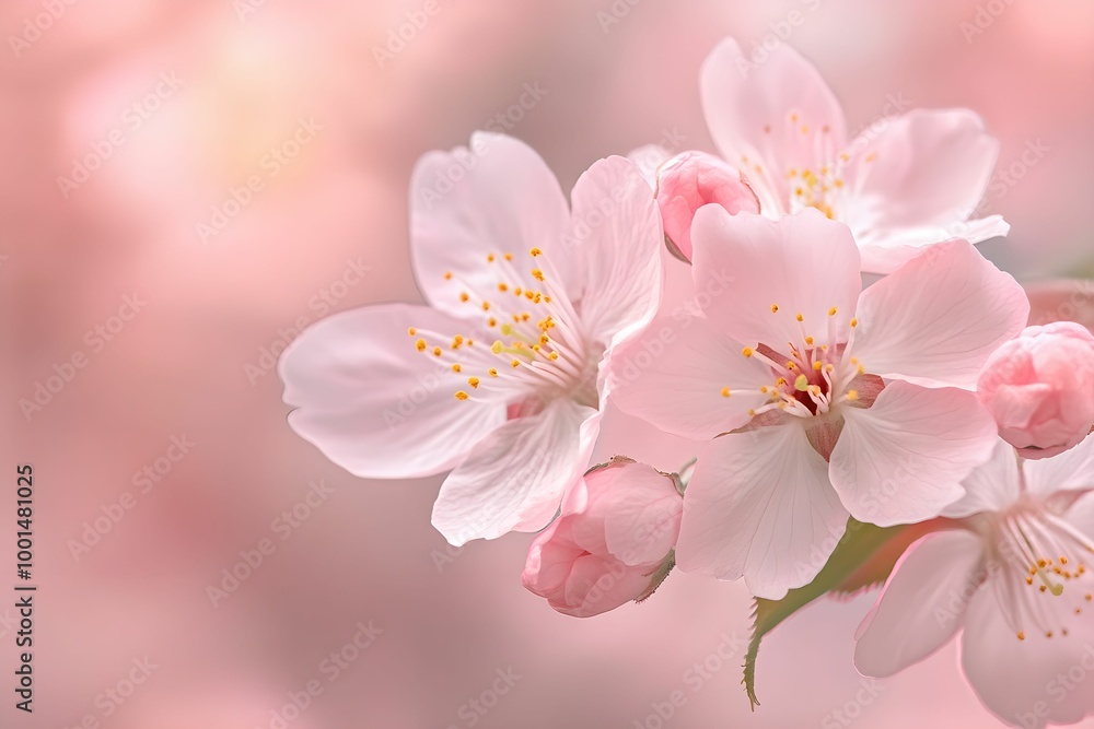 Delicate Cherry Blossoms in Full Bloom, blossom, flower, nature, spring Delicate Cherry Blossoms in Full Bloom, blossom, flower, nature, spring