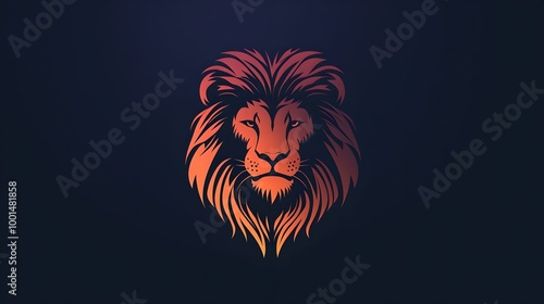 Digital Lion Branding for Cybersecurity Services, logo, protection, strength, service photo