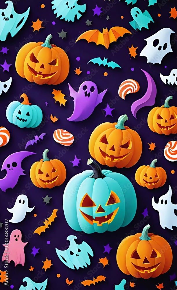 halloween seamless background halloween seamless background