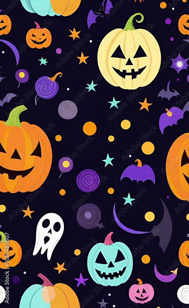 halloween seamless background halloween seamless background