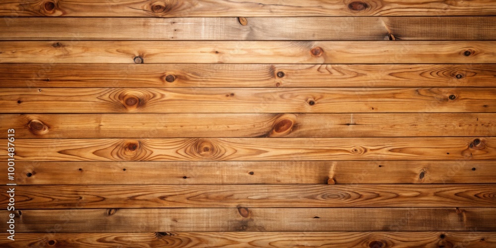 Naklejka premium Brown Wood Plank Texture Background Light Brown Planks Walls Tables Ceilings Floors