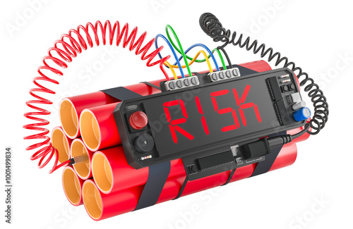 Cuadro en lienzo Risk concept
