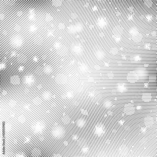 Vector Halftone Pattern. Set of Dots. Dotted Texture on White Background. Overlay Grunge Template. Distress Linear Design. Fade Monochrome Points. Pop Art Backdrop.