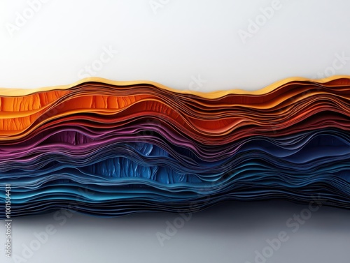 Cross-sectional view of fluid layers in a gradient, Stratified Flow, Analysis of density-driven flow photo