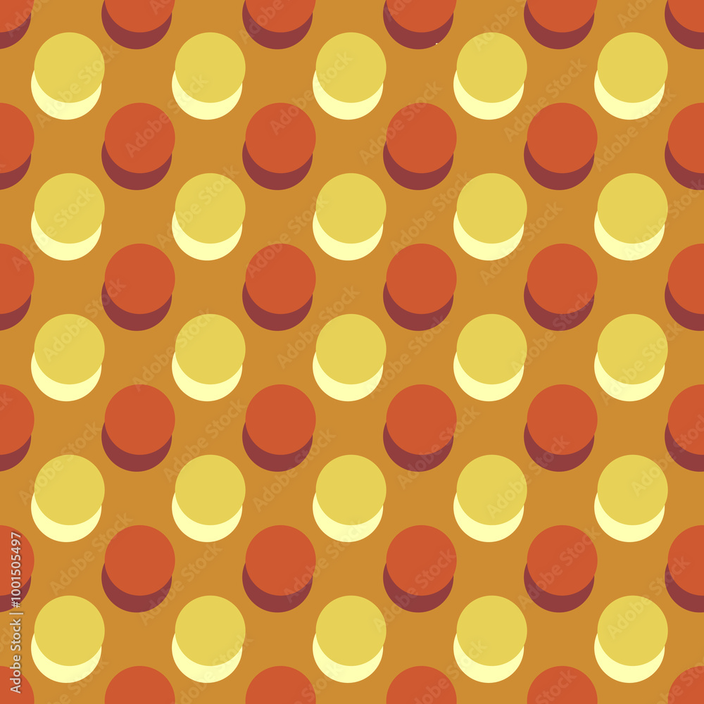 Vector - polka dot illustration, seamless pattern. Vector - polka dot illustration, seamless pattern.