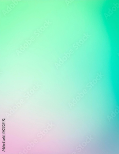 Abstract Gradient Background with Green and Pink Hues