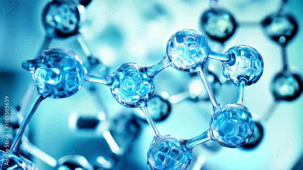 interconnected molecules, showcasing a detailed representation of a molecular structure in a scientific and futuristic setting interconnected molecules, showcasing a detailed representation of a molecular structure in a scientific and futuristic setting