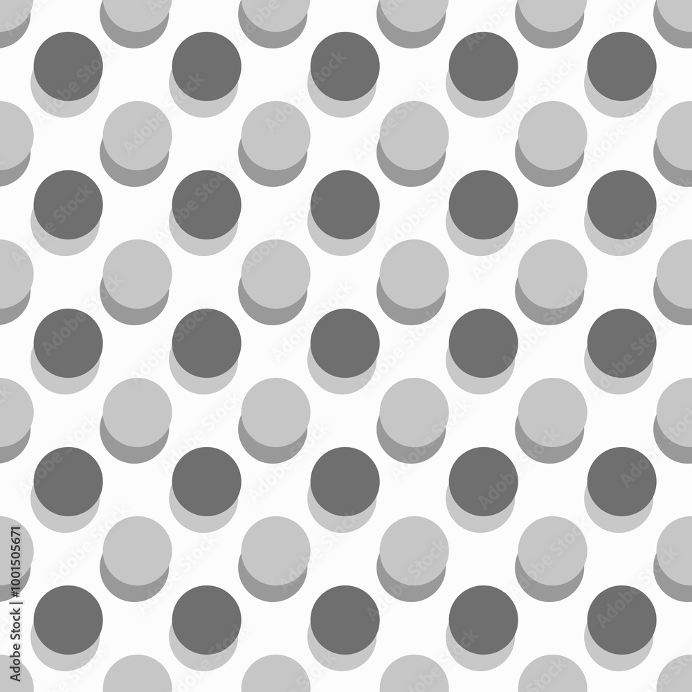 Vector - polka dot illustration, seamless pattern. Vector - polka dot illustration, seamless pattern.