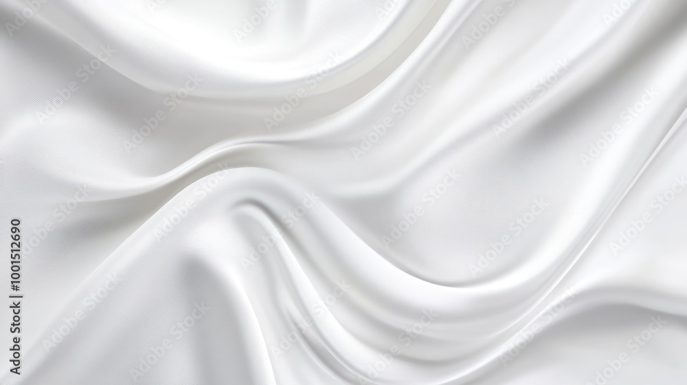 Obraz premium White Satin Fabric Texture